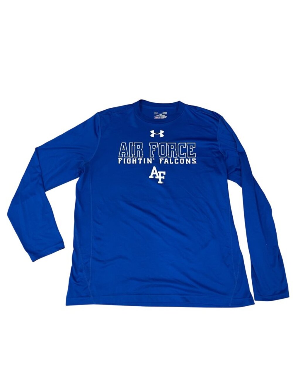 Under Armour Air Force Academy Long Sleeve Performance Tee Men's Size Large Blue